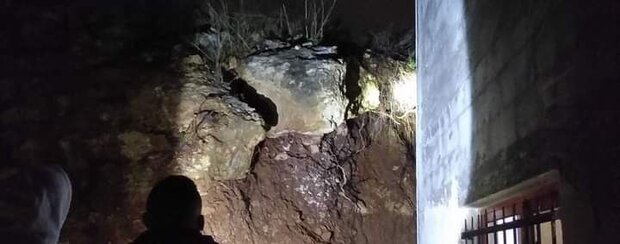 رانش زمین در کرانه باختری در پی زلزله اخیر+ تصاویر