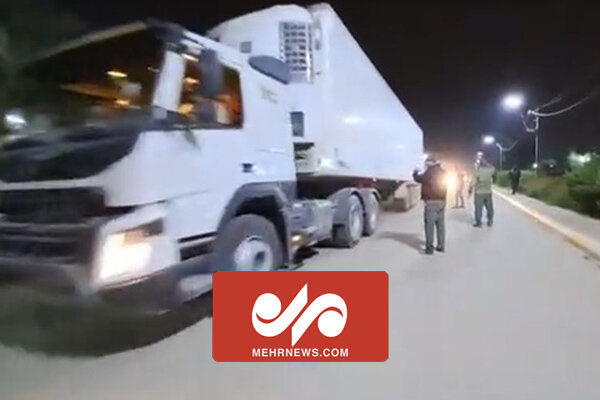 حرکت کاروان امدادرسانی حشدالشعبی عراق برای مردم زلزله زده سوریه