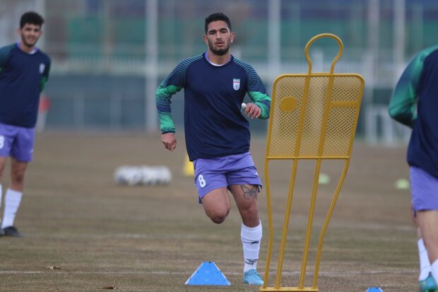 تمرین سنگین تیم فوتبال جوانان و استراحت مرفاوی به ملیپوشان