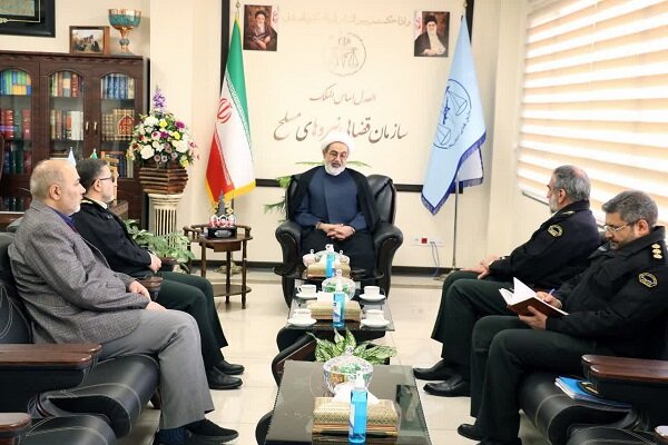 دیدار فرمانده انتظامی تهران با رئیس سازمان قضایی نیروهای مسلح