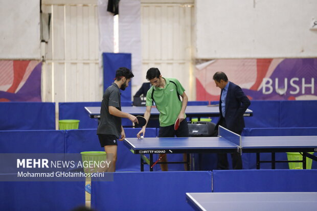 مسابقات تنیس روی میز جوانان کشور انتخابی تیم ملی در بوشهر