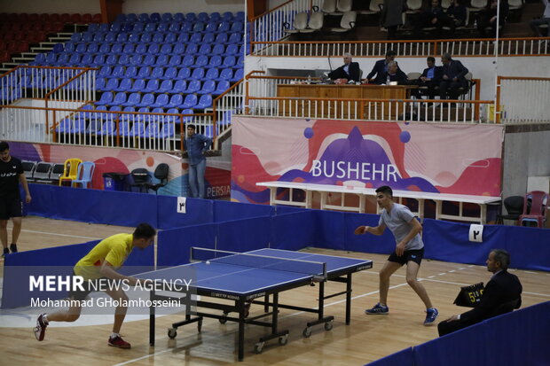 مسابقات تنیس روی میز انتخابی تیم ملی جوانان در بوشهر