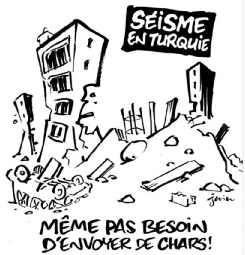 چگونه رذالت شارلی ابدو، دامن زلزله زدگان ترکیه را گرفت؟