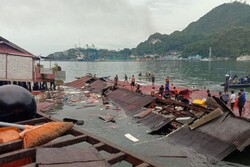 زمین لرزه ۵.۴ ریشتری در اندونزی ۴ کشته برجای گذاشت