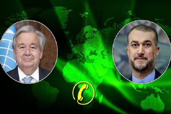 Emir Abdullahiyan ile Guterres telefonda görüştü Emir Abdullahiyan ile Guterres telefonda görüştü