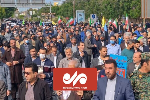 راهپیمایی عظیم مردم بوشهر در یوم الله 22 بهمن