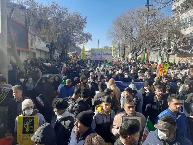 راهپیمایی ۲۲ بهمن در کرمانشاه آغاز شد