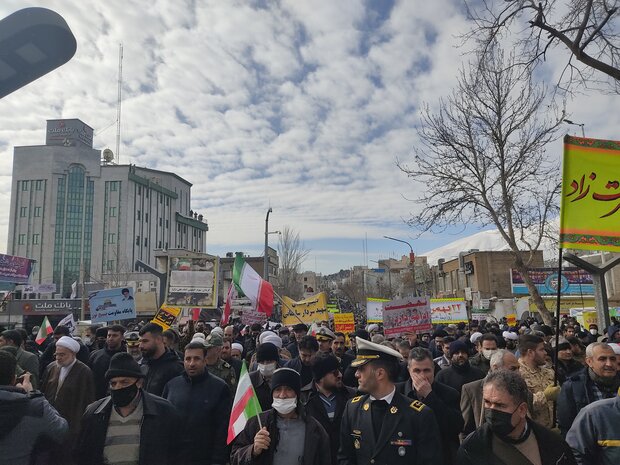 راهپیمایی ۲۲بهمن سنندجی ها