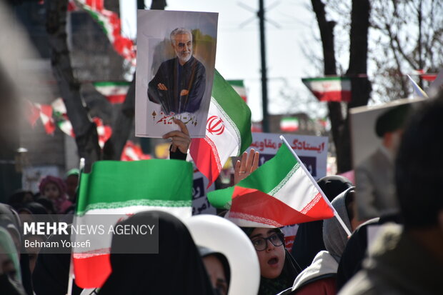 راهپیمایی ۲۲ بهمن در شهر امام