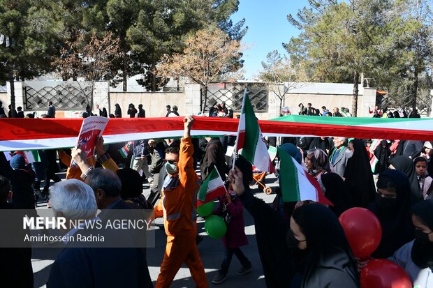 راهپیمایی ۲۲ بهمن در بیرجند