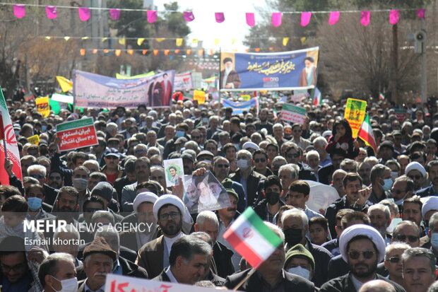 22 Bahman rallies in Iran provinces (2)