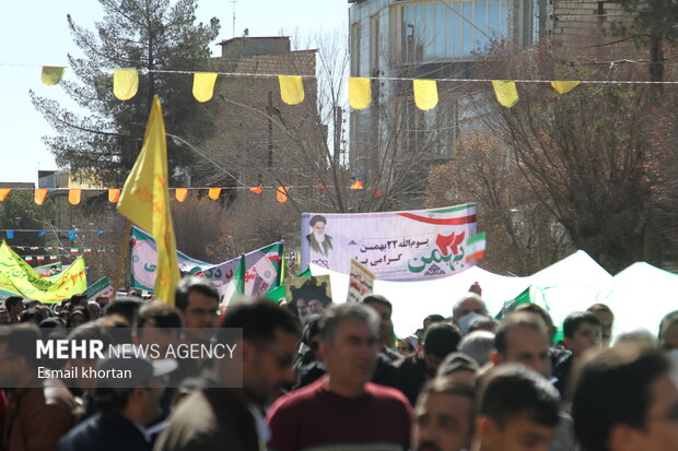 22 Bahman rallies in Iran provinces (2)