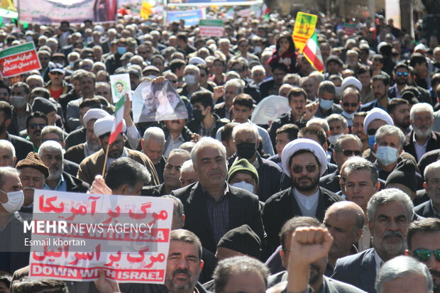 22 Bahman rallies in Iran provinces (2)