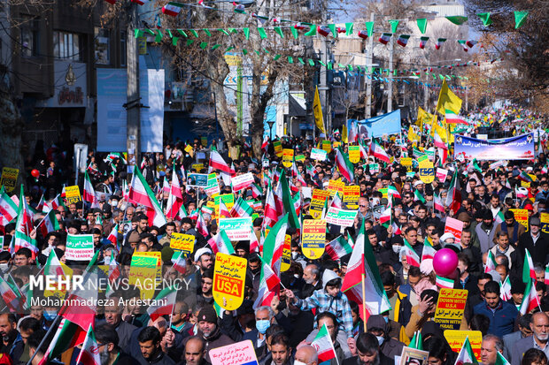 22 Bahman rallies in Iran provinces (2)