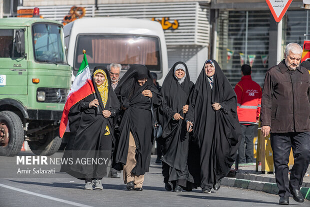 راهپیمایی ۲۲ بهمن در سمنان