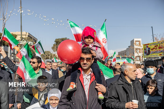 راهپیمایی ۲۲ بهمن در سمنان