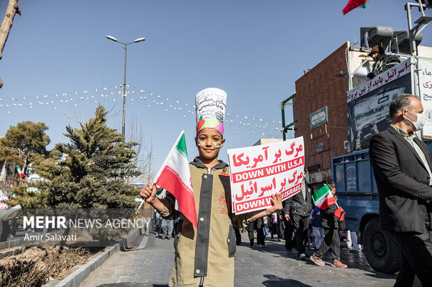 راهپیمایی ۲۲ بهمن در سمنان