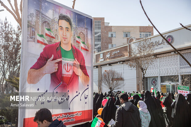 راهپیمایی ۲۲ بهمن در سمنان