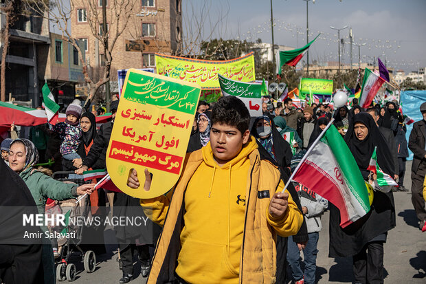 راهپیمایی ۲۲ بهمن در سمنان