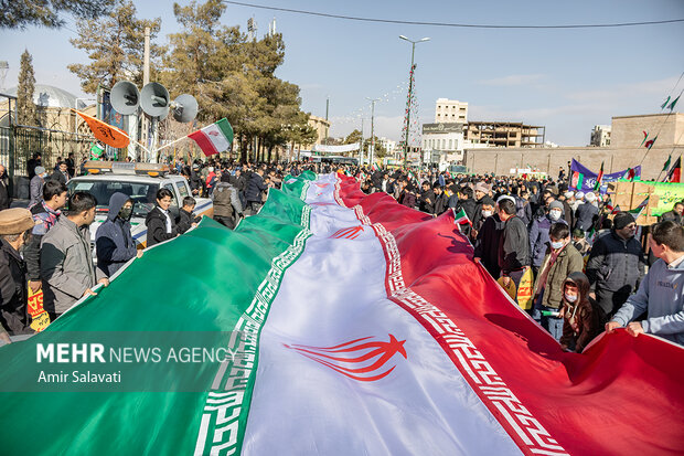 راهپیمایی ۲۲ بهمن در سمنان