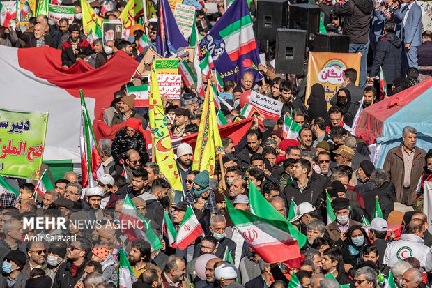 راهپیمایی ۲۲ بهمن در سمنان