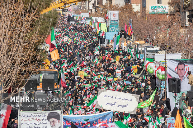 راهپیمایی ۲۲ بهمن در سمنان