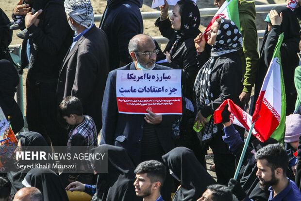 راهپیمایی ۲۲ بهمن در اهواز