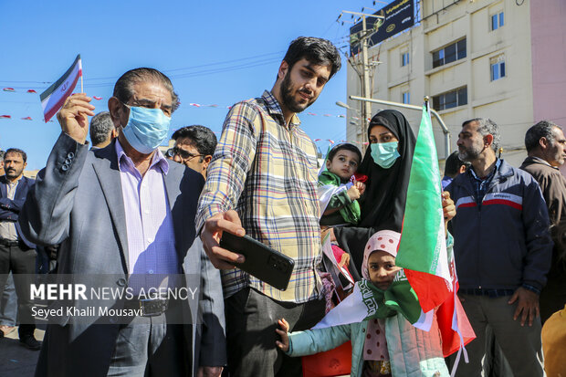 راهپیمایی ۲۲ بهمن در اهواز