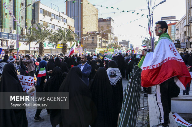 راهپیمایی ۲۲ بهمن در اهواز