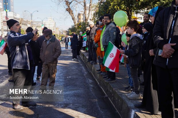 راهپیمایی ۲۲ بهمن در بابل