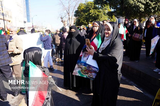 راهپیمایی ۲۲ بهمن در بابل