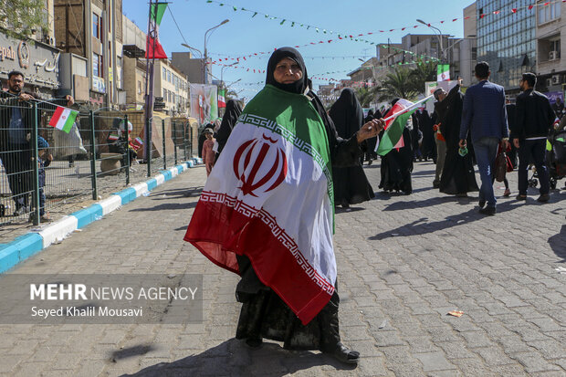 راهپیمایی ۲۲ بهمن در اهواز