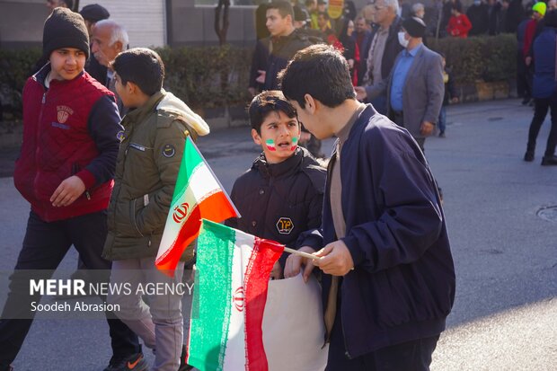 راهپیمایی ۲۲ بهمن در بابل