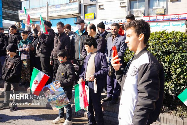 راهپیمایی ۲۲ بهمن در بابل