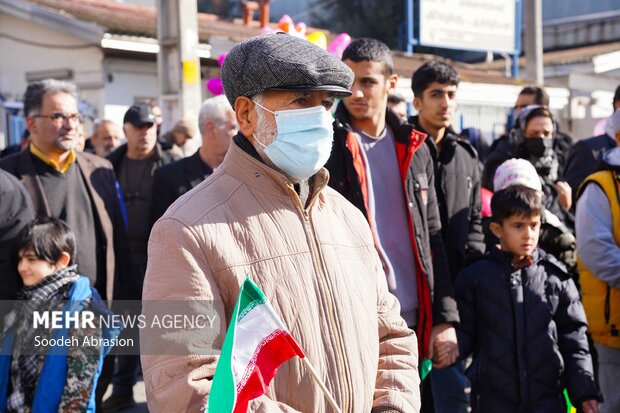 راهپیمایی ۲۲ بهمن در بابل