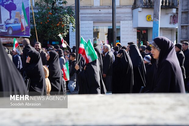 راهپیمایی ۲۲ بهمن در بابل