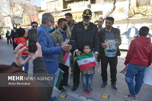 راهپیمایی ۲۲ بهمن در شیراز