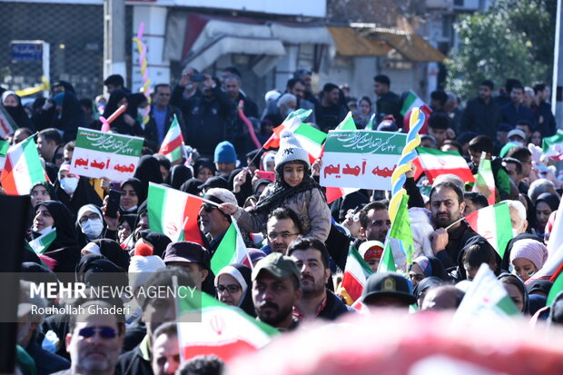 راهپیمایی ۲۲ بهمن در گلستان