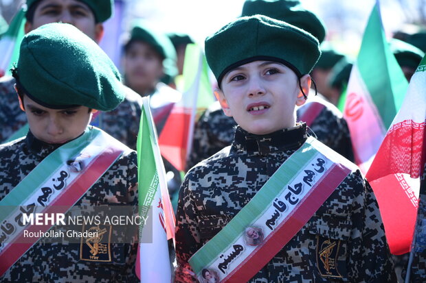 راهپیمایی ۲۲ بهمن در گلستان