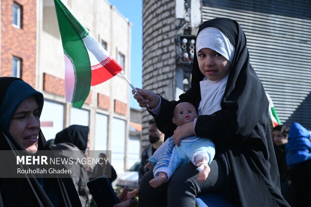 راهپیمایی ۲۲ بهمن در گلستان