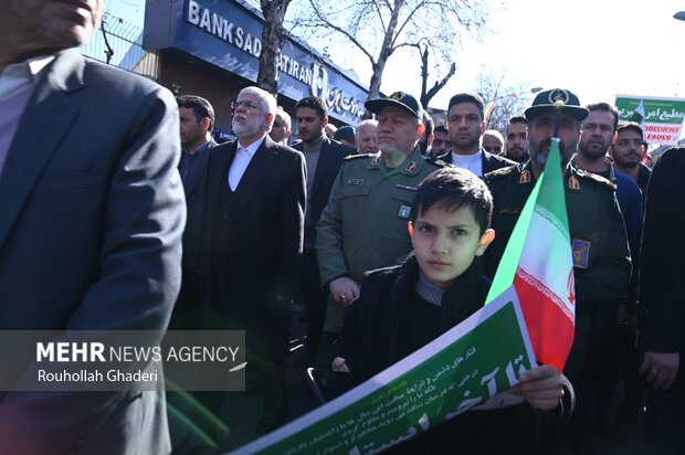 راهپیمایی ۲۲ بهمن در گلستان