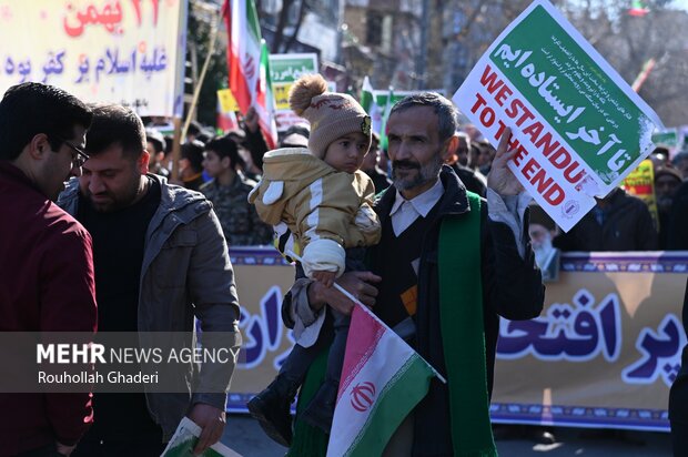 راهپیمایی ۲۲ بهمن در گلستان