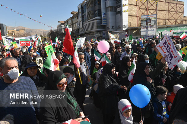 راهپیمایی ۲۲ بهمن در شیراز