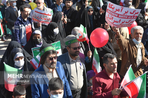 راهپیمایی ۲۲ بهمن در شیراز