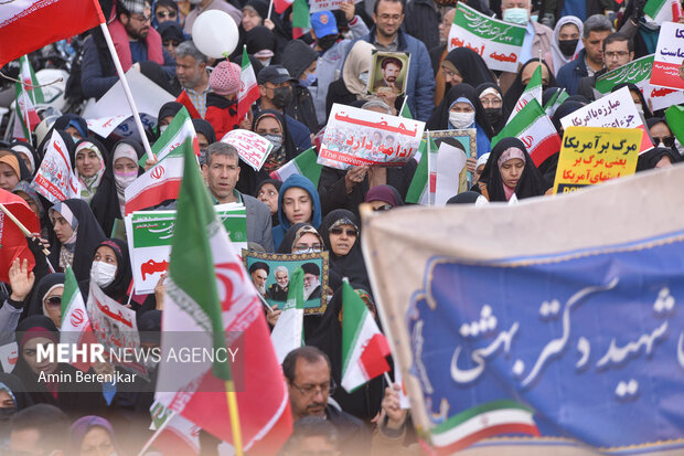 راهپیمایی ۲۲ بهمن در شیراز