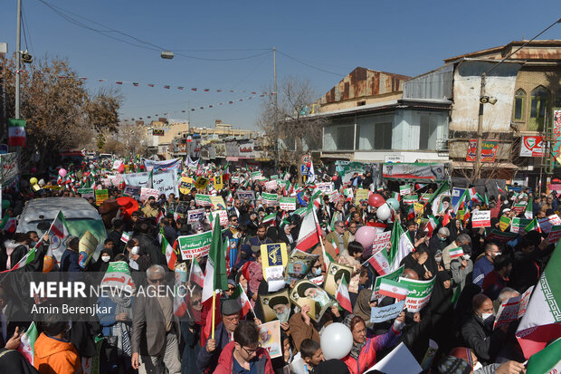 راهپیمایی ۲۲ بهمن در شیراز