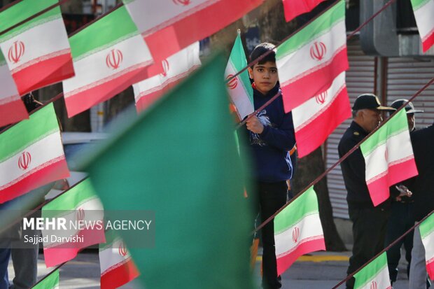 راهپیمایی 22 بهمن در خرم آباد