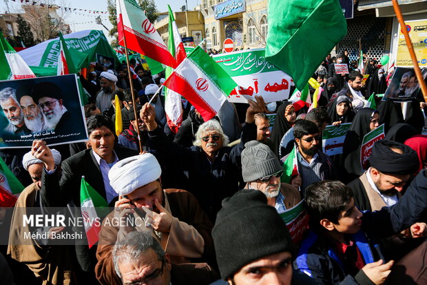 راهپیمایی 22 یهمن در شهر قم