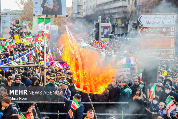 راهپیمایی ۲۲ بهمن در تبریز