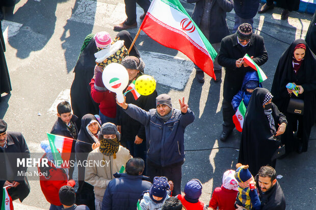 راهپیمایی ۲۲ بهمن در تبریز